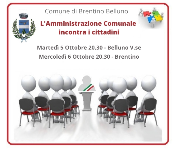 Belluno v.se: incontro con la cittadinanza