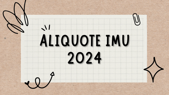 Aliquote IMU 2024