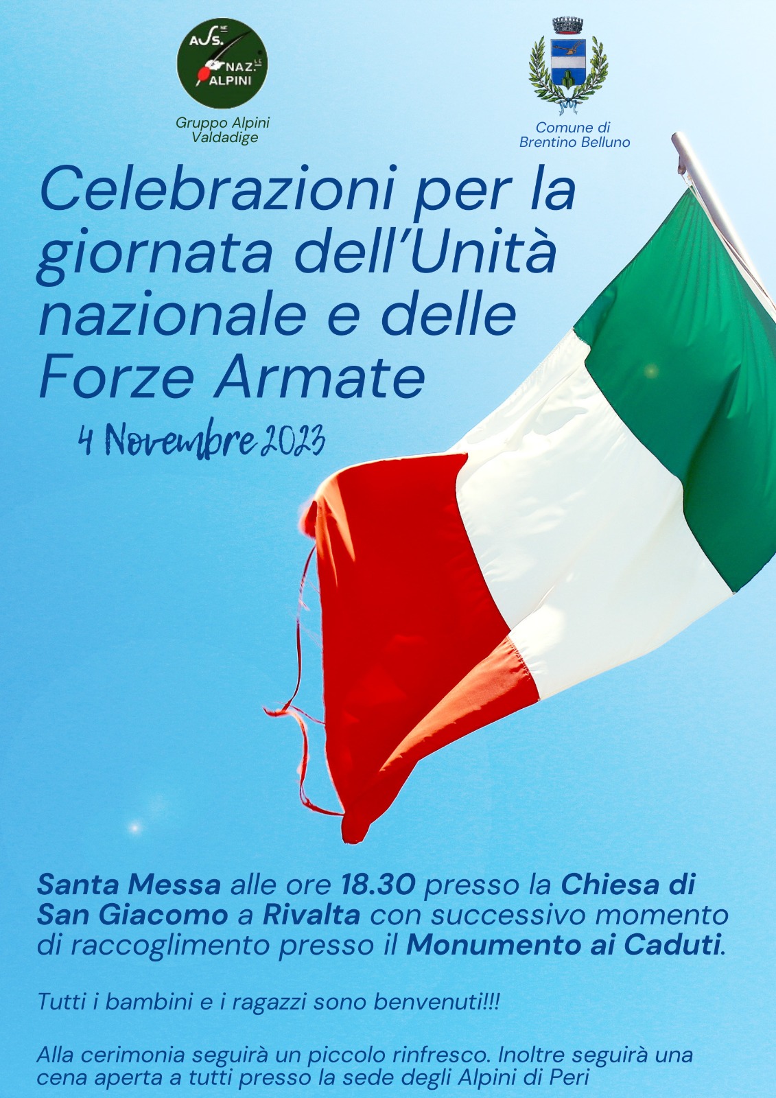 Celebrazioni per la giornata dell’Unità nazionale e delle Forze Armate