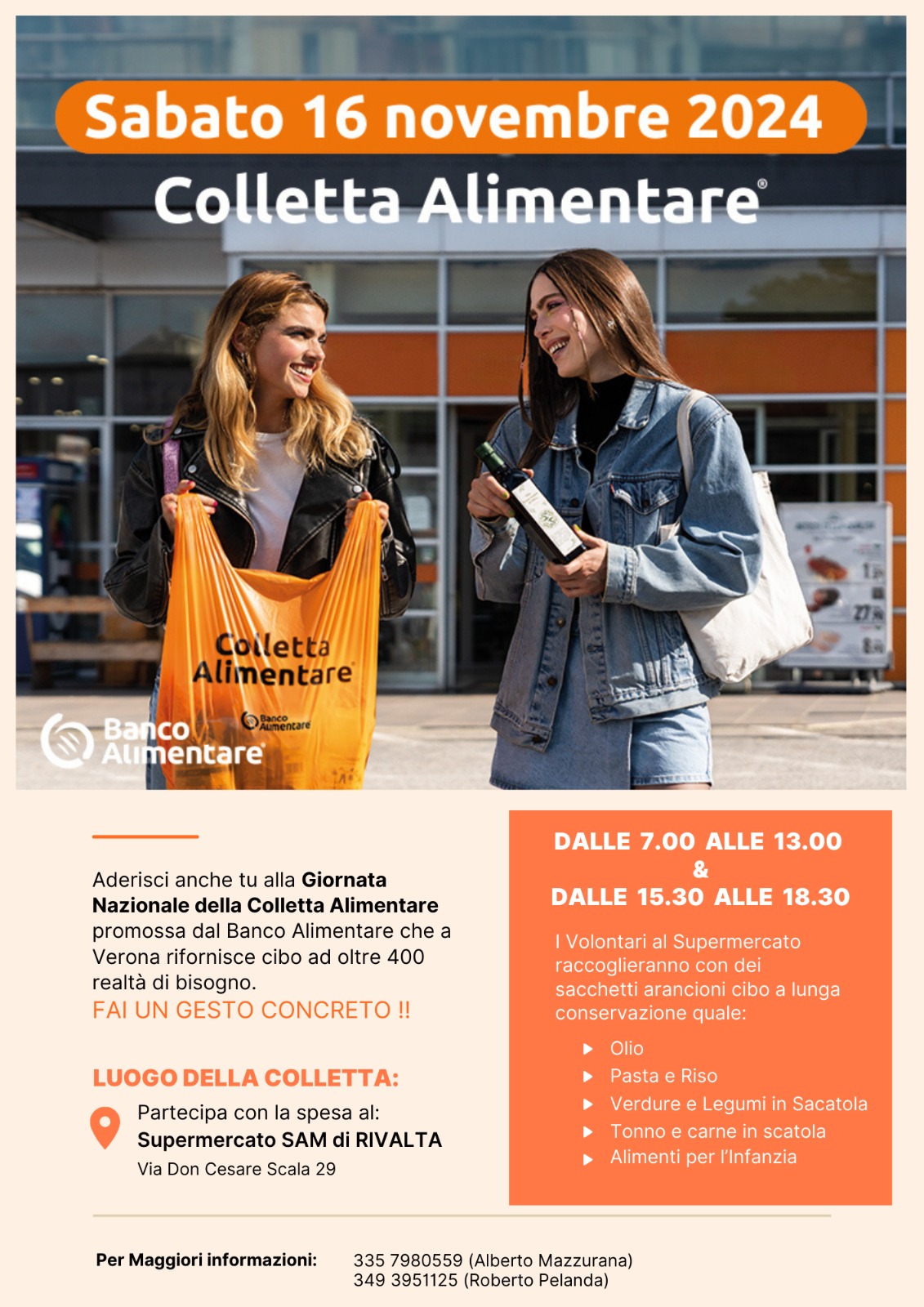 Colletta alimentare sabato 16 novembre