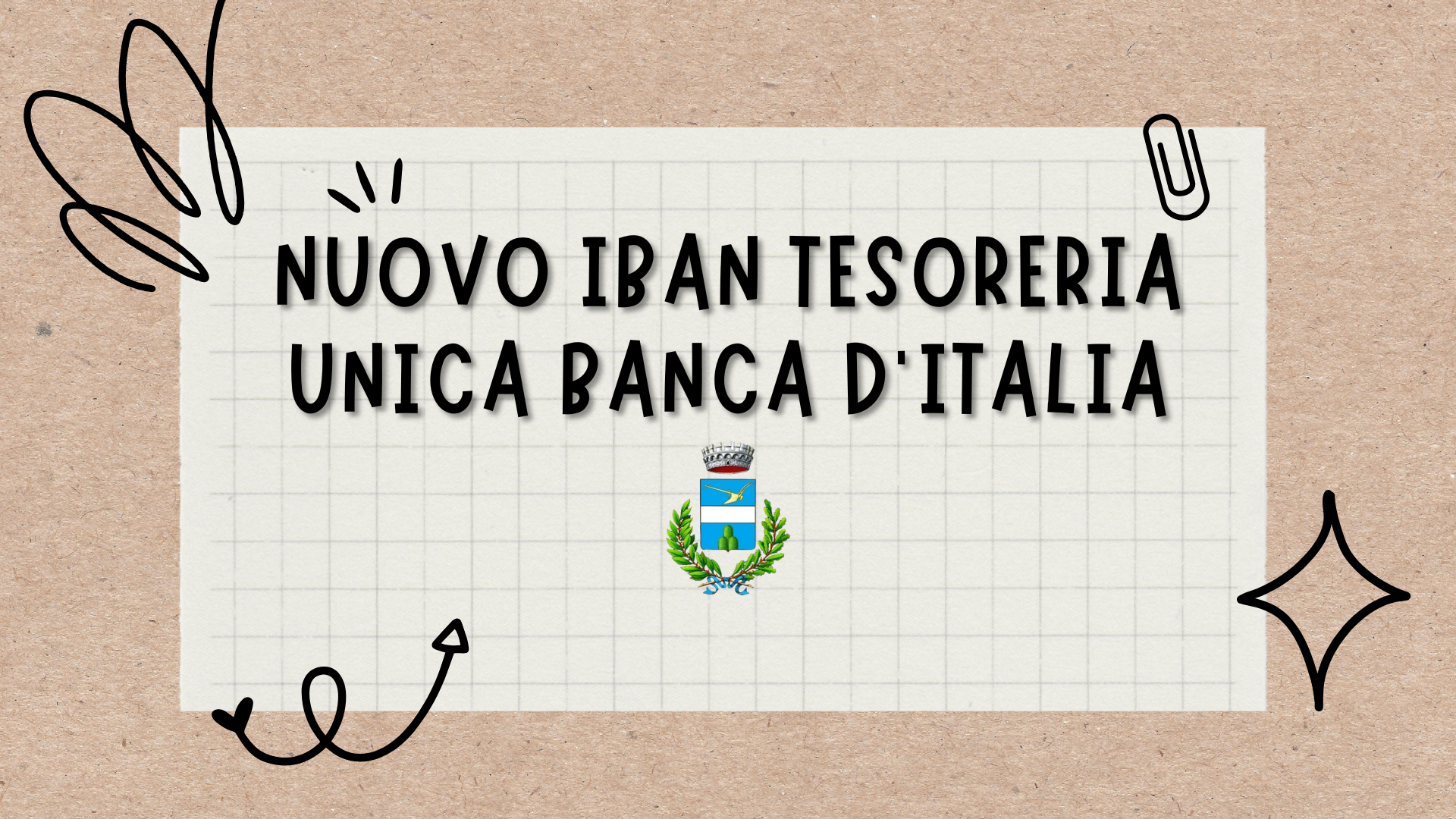 Nuovo IBAN conto tesoreria Unica Banca d’Italia