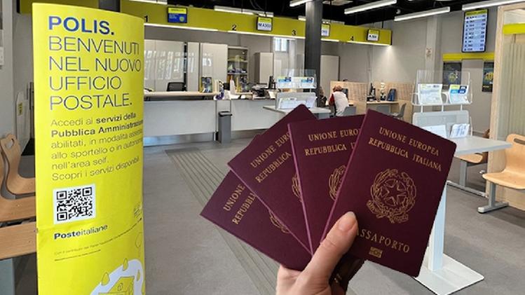 Passaporto presso l'ufficio postale