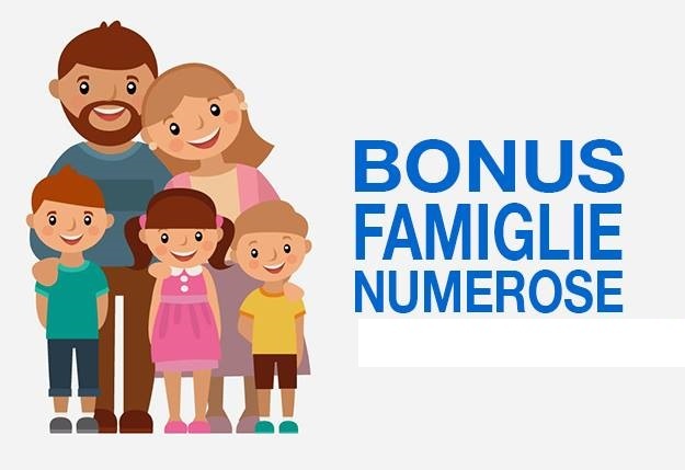 Bonus famiglie numerose anno 2018 - Regione Veneto 