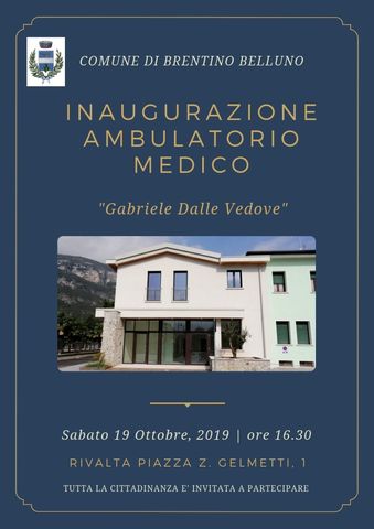 Inaugurazione del Nuovo Ambulatorio Medico a Rivalta