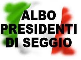 Domanda iscrizione Albo Presidenti di seggio elettorale