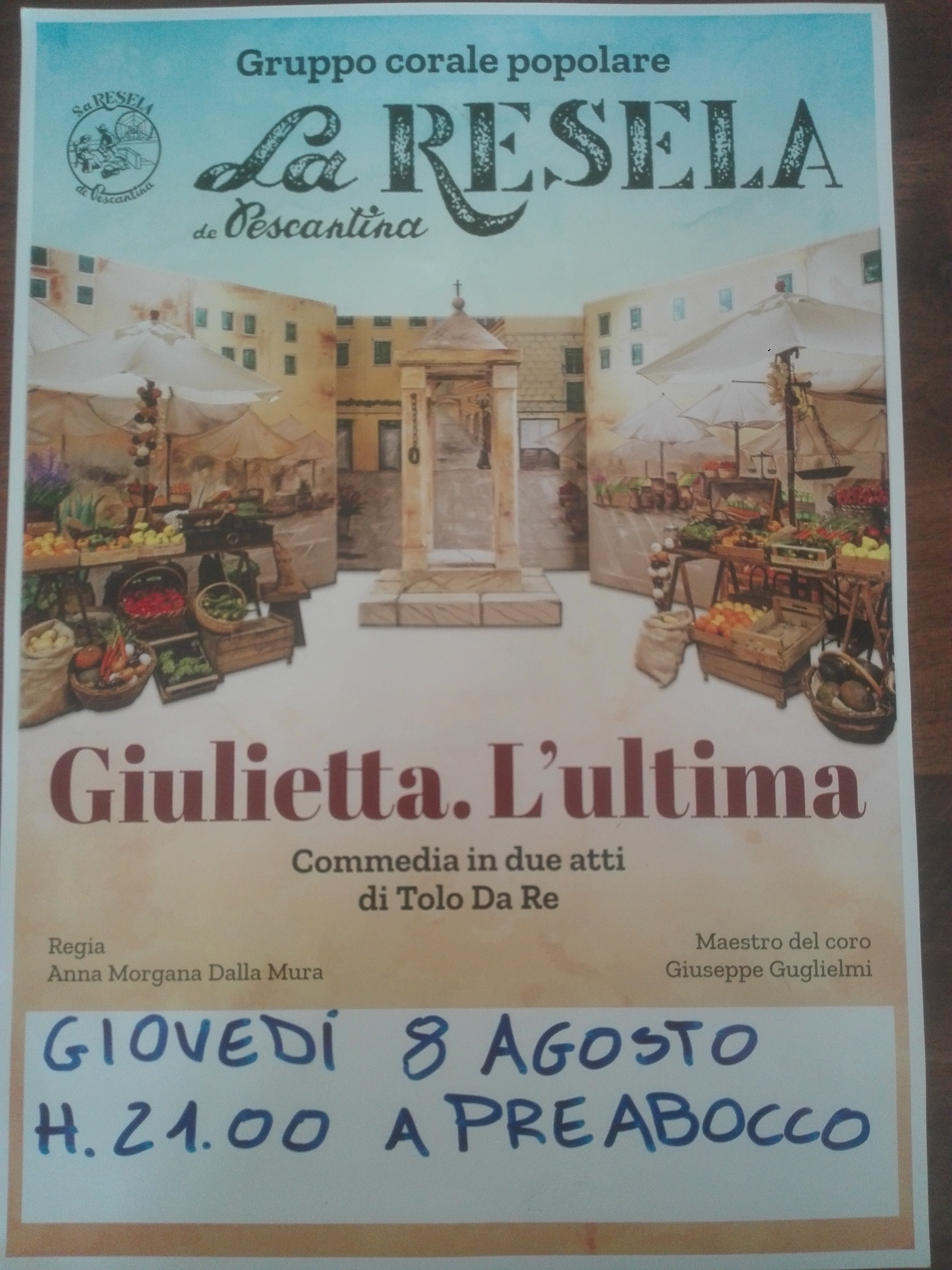 Spettacolo Teatrale a Preabocco - Giovedi 08 Agosto 2019